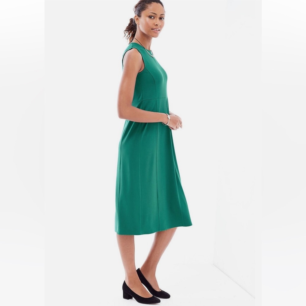 J. Jill Wearever Teal Midi Dress